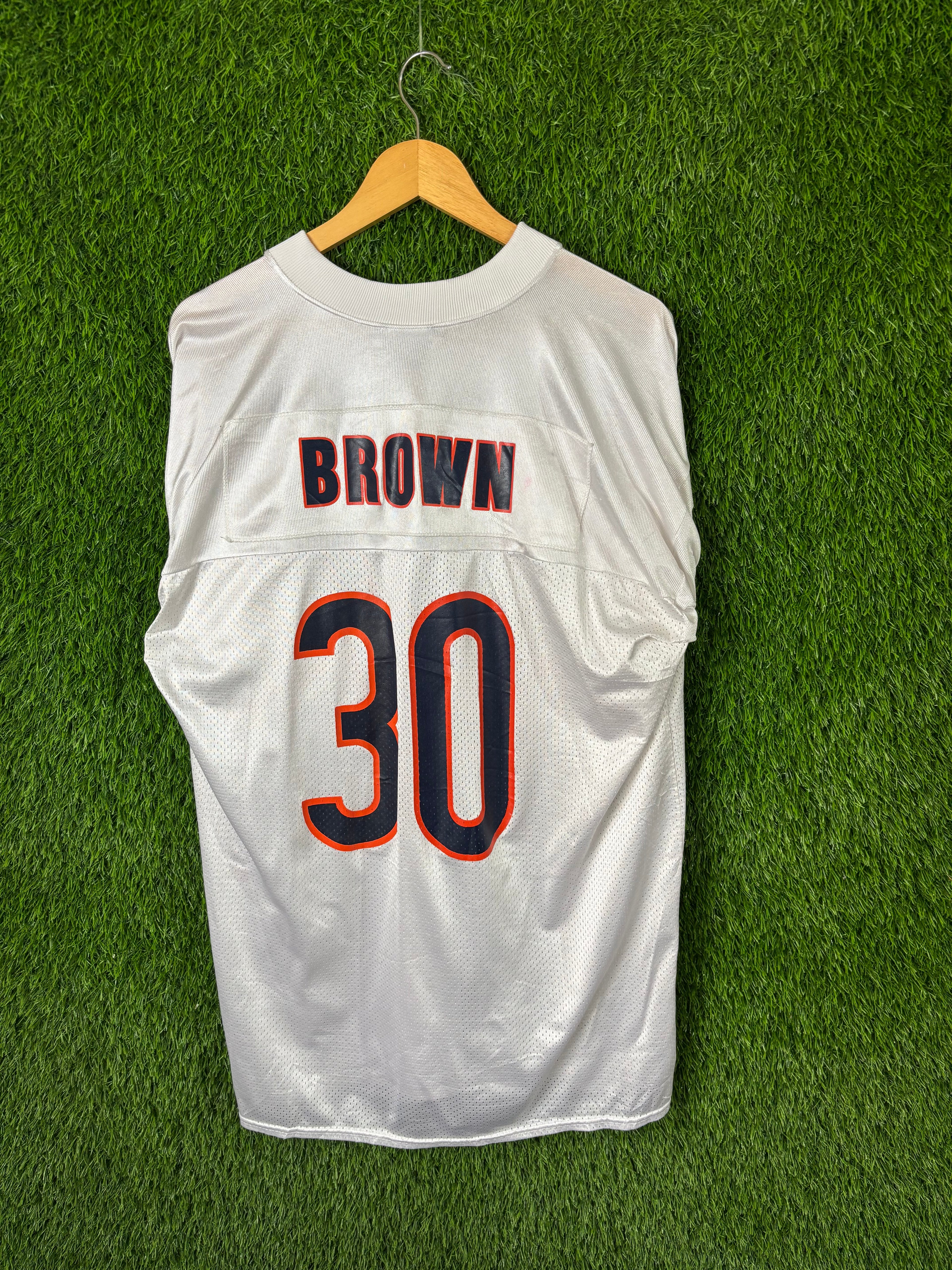 Half Sleeve Jerseys Vintage Streetwear Brown 30