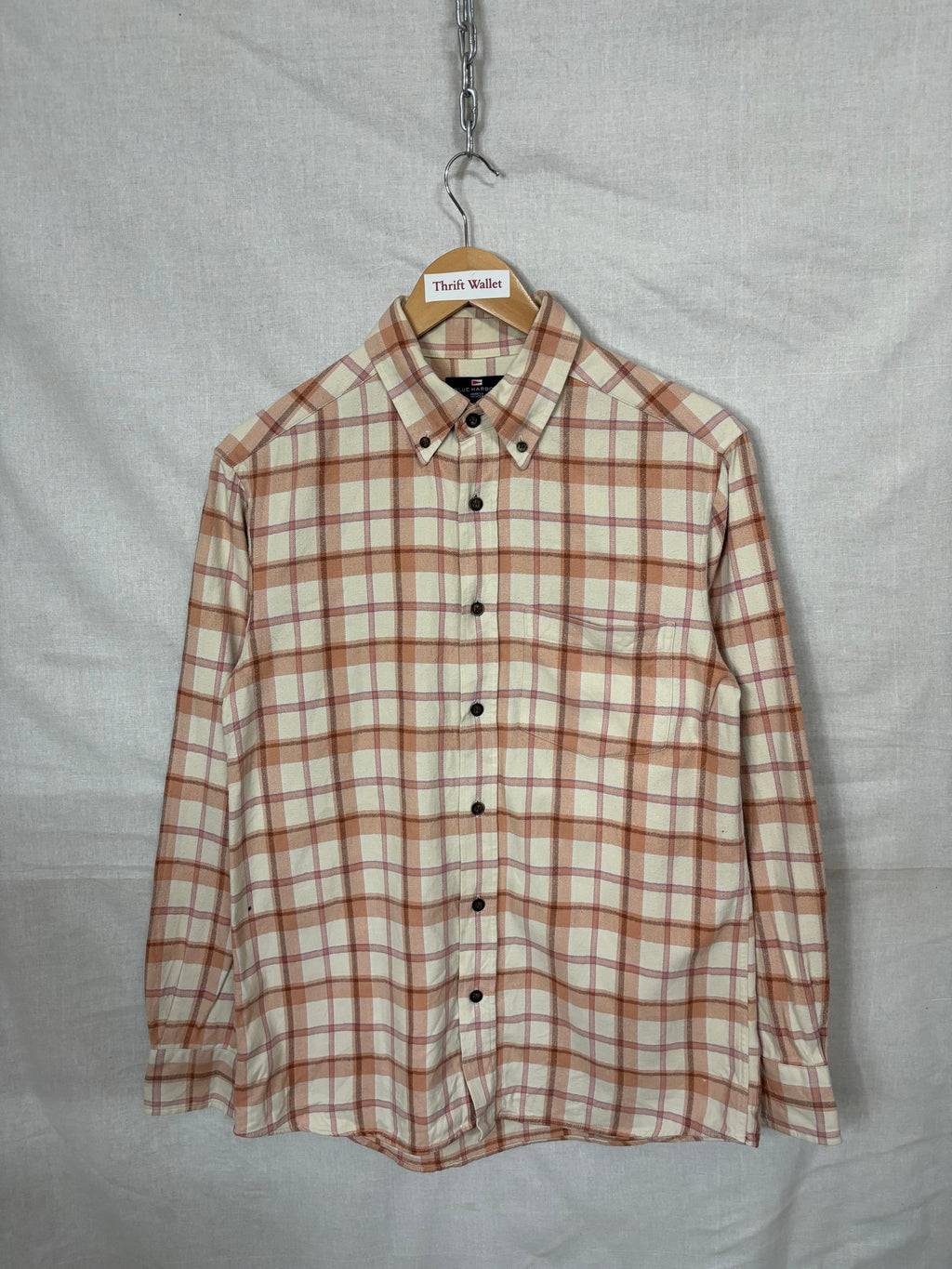 Flannel Shirt Vintage Streetwear Blue Harbour