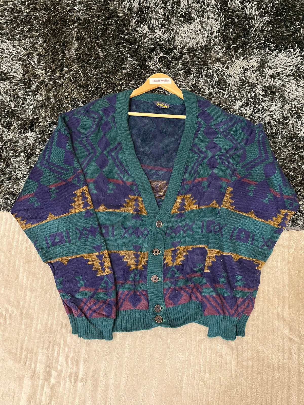 Cardigan Vintage Streetwear Oversized - Serge Sant Xves