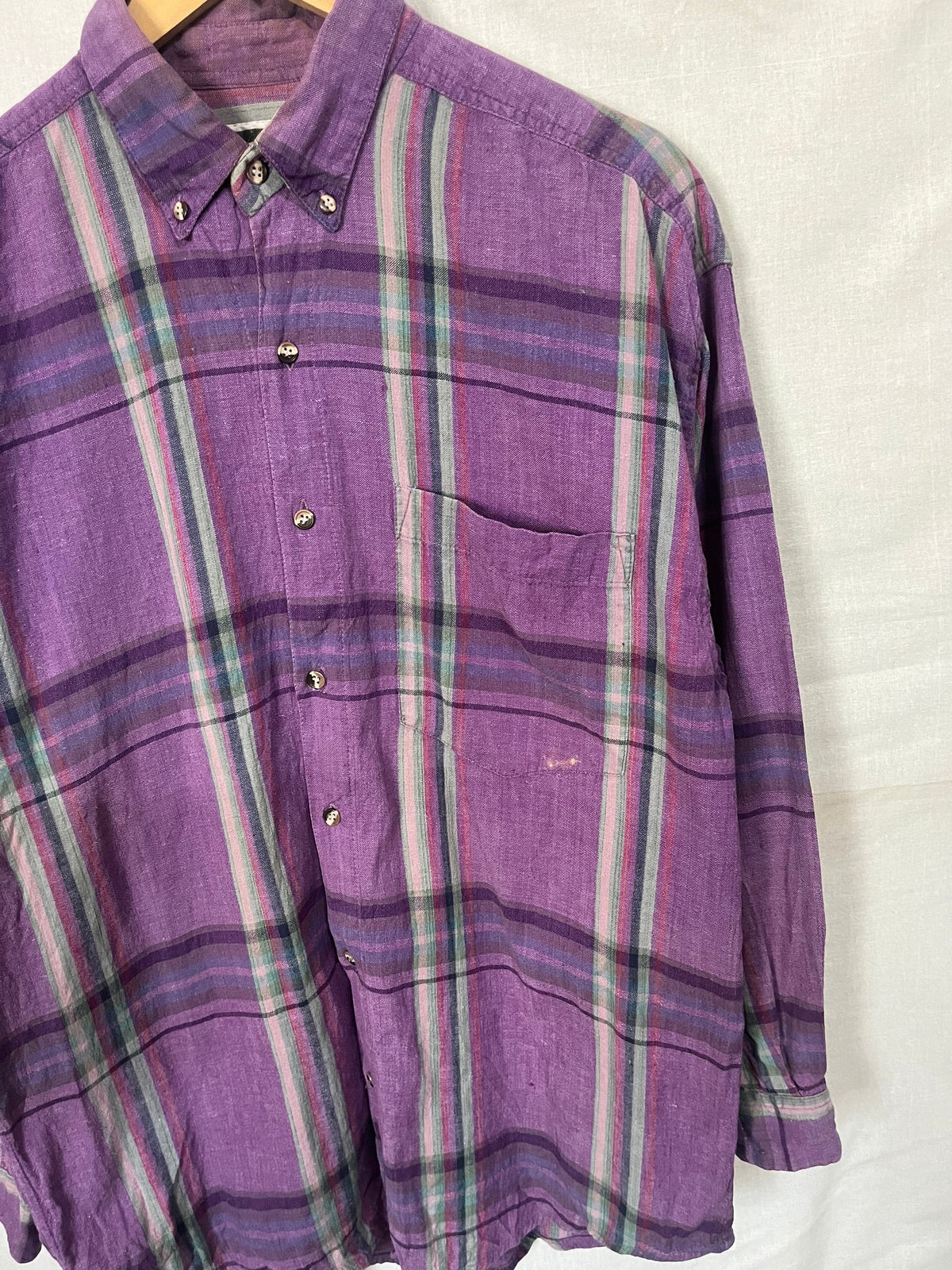 Flannel Shirt Vintage Streetwear AD HOC