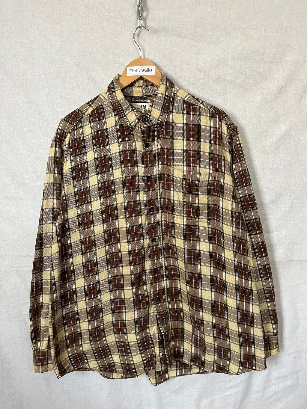 Flannel Shirt Vintage Streetwear LLBean