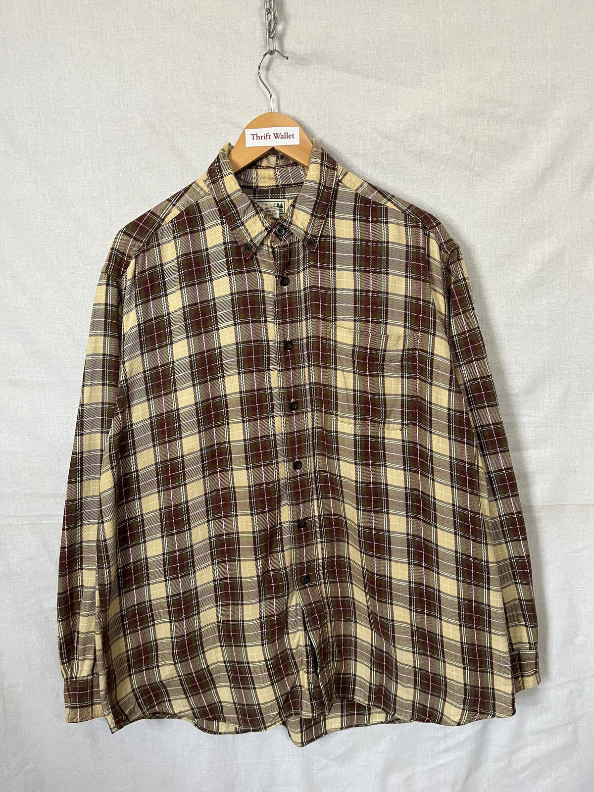 Flannel Shirt Vintage Streetwear LLBean