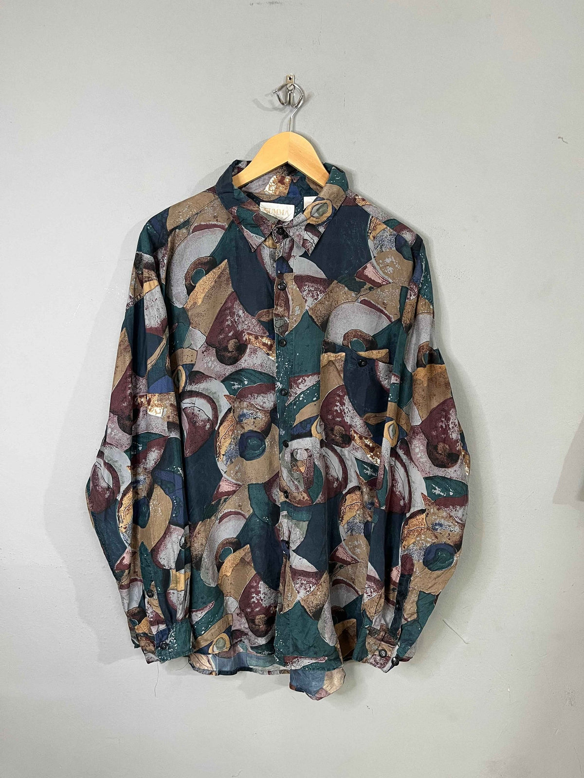 Full Sleeve Shirts Vintage Streetwear Summa
