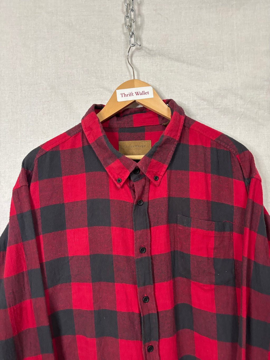 Flannel Shirt Vintage Streetwear - Clear water