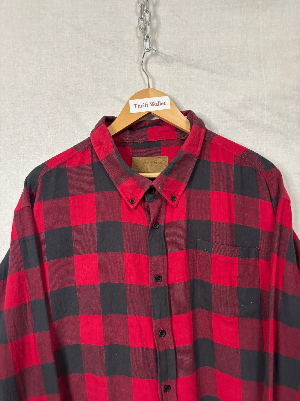 Flannel Shirt Vintage Streetwear - Clear water