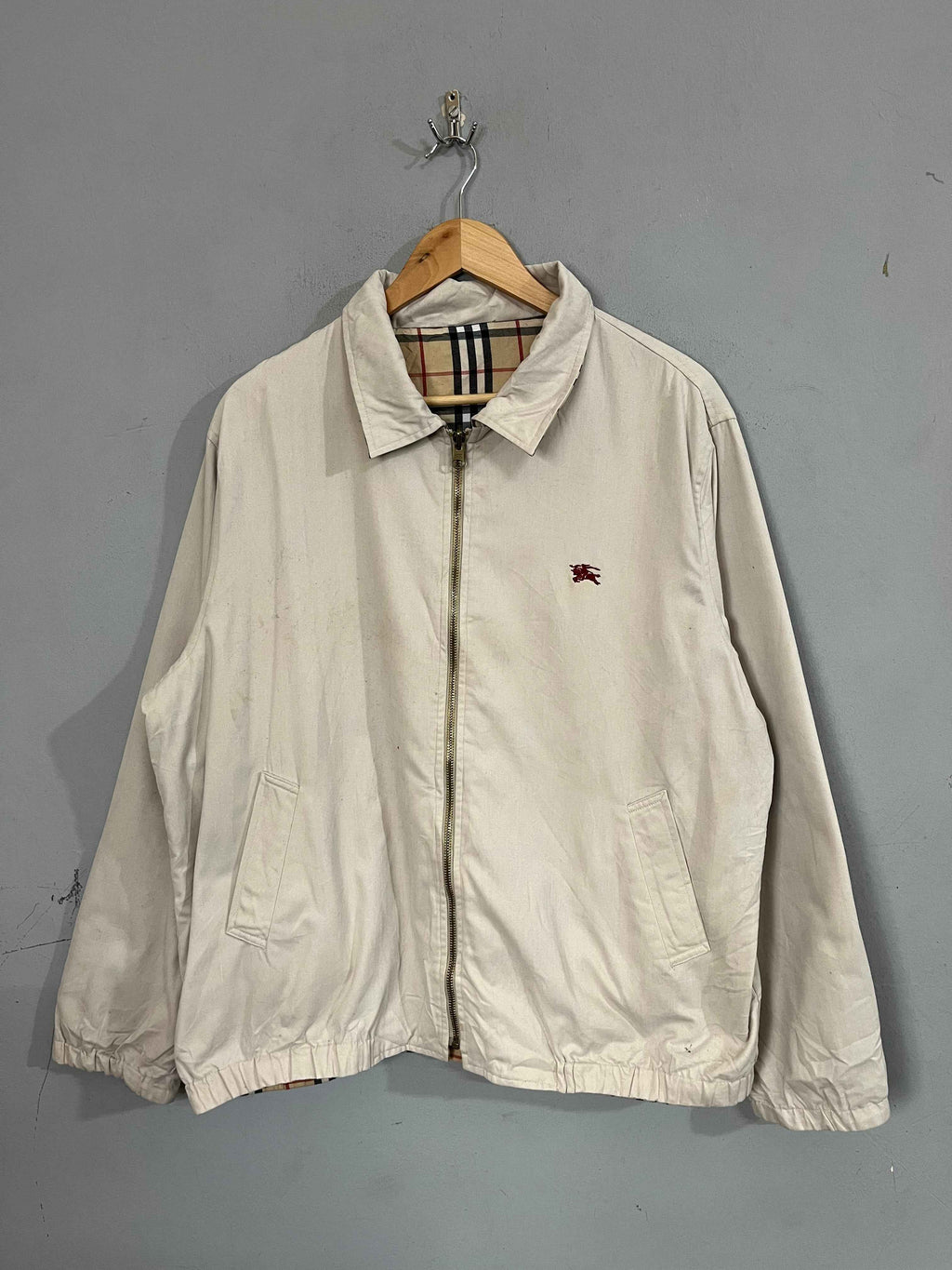 Jacket Vintage Streetwear Oversized Burberry