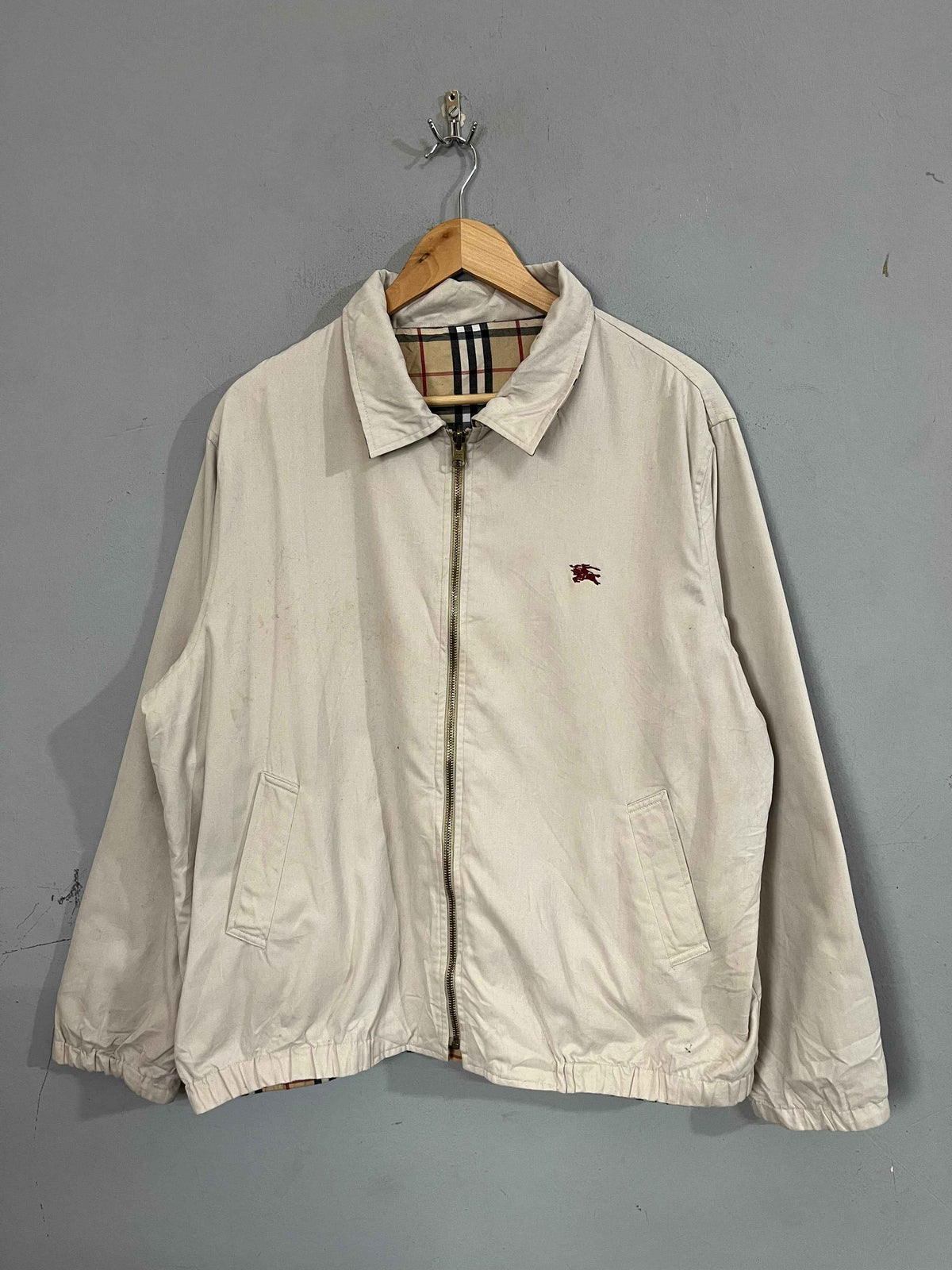 Jacket Vintage Streetwear Oversized Burberry