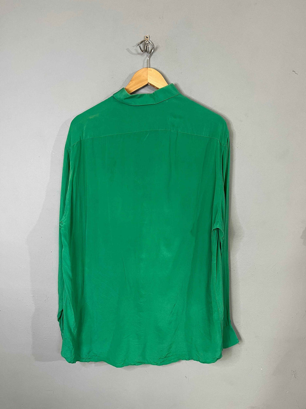 Full Sleeve Shirts Vintage Oversized Crepe de Chine