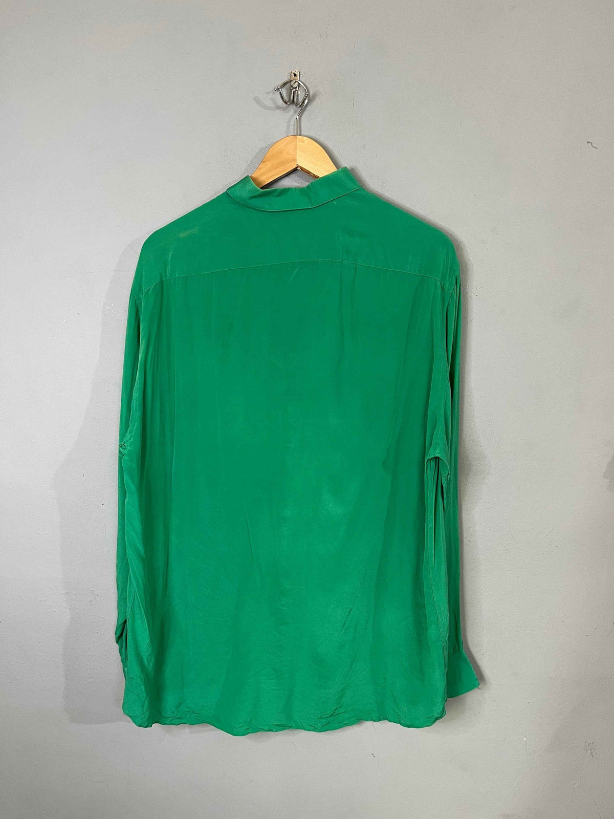 Full Sleeve Shirts Vintage Oversized Crepe de Chine