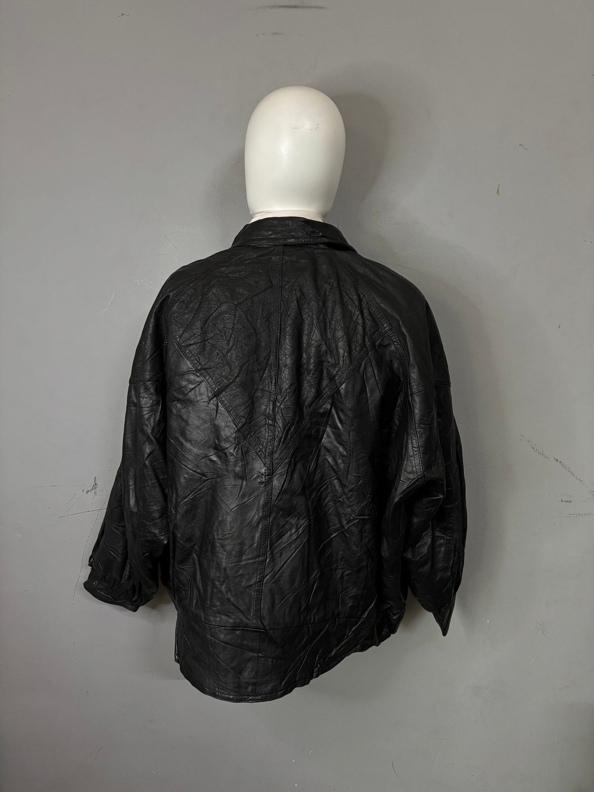 Leather Jackets Oversized Vintage Bigger