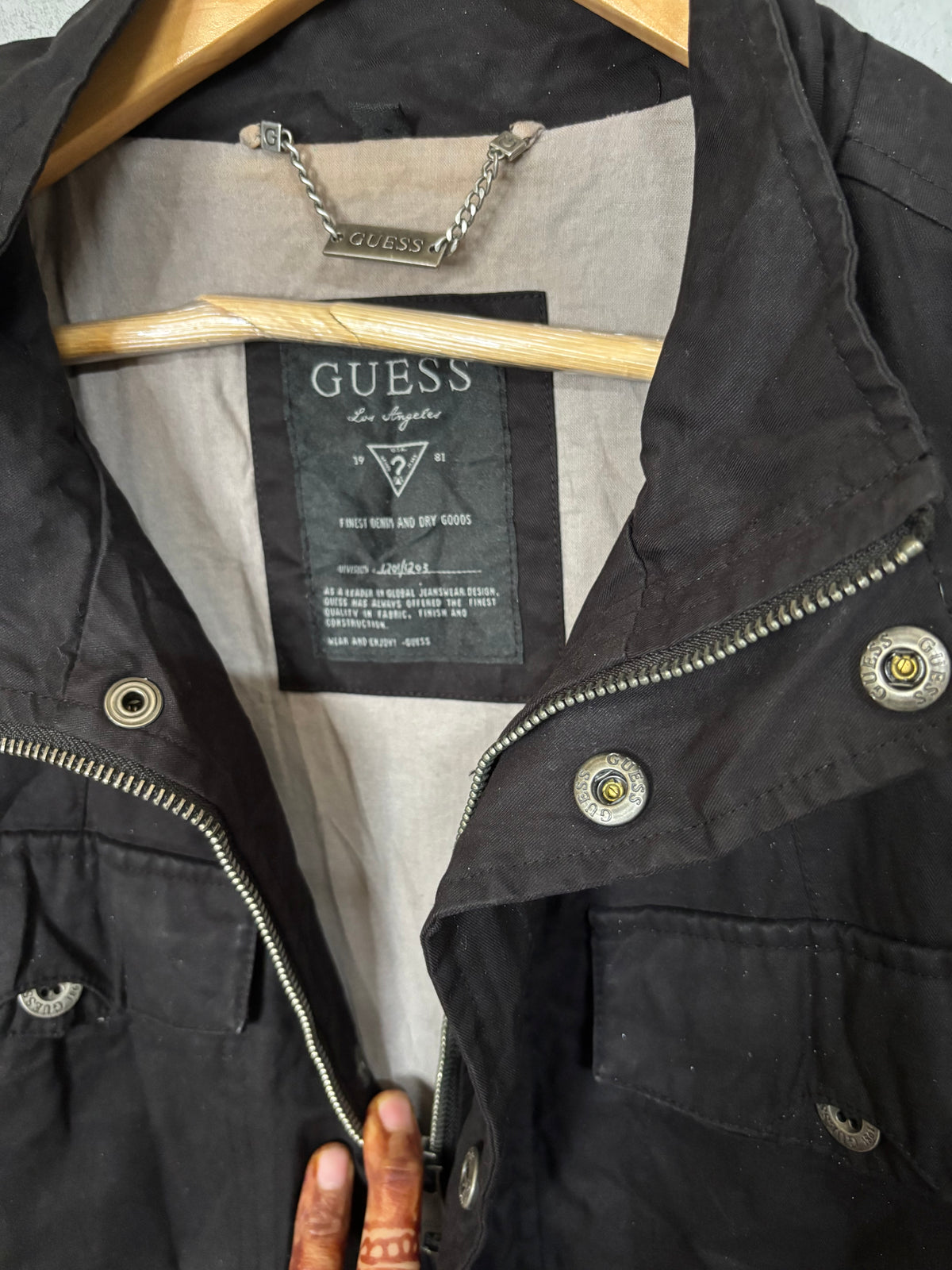 Jacket Vintage Streetwear Oversized Guess