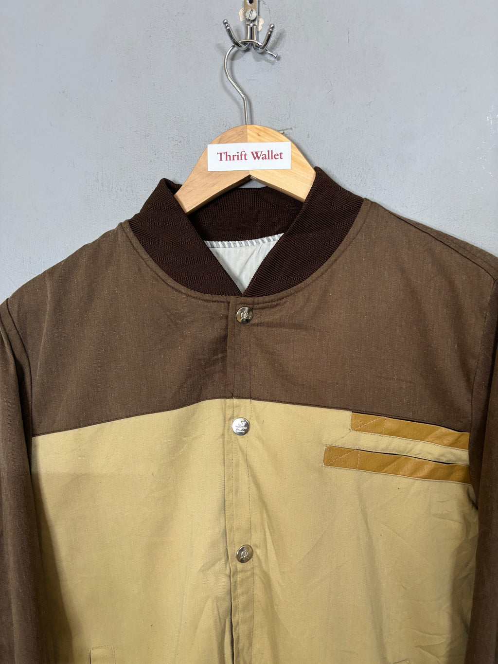 Windbreakers Vintage Streetwear Cream & Brown