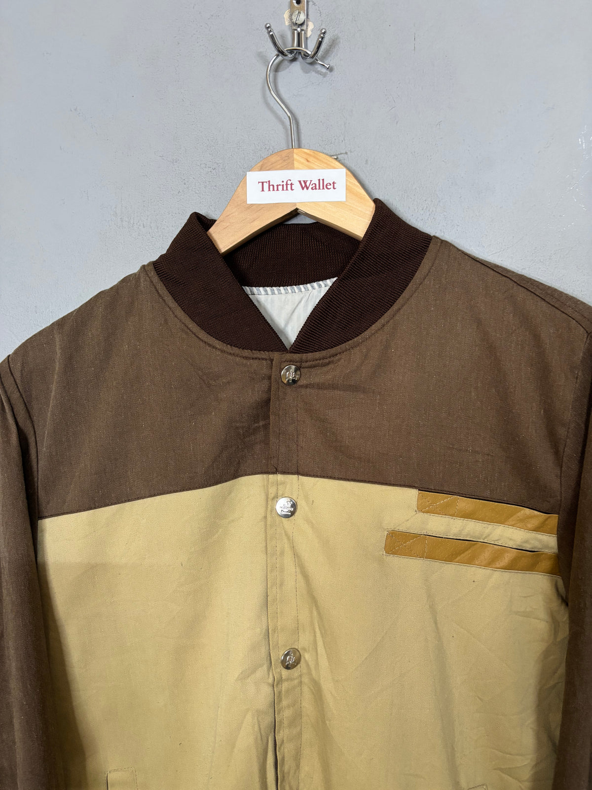 Windbreakers Vintage Streetwear Cream & Brown