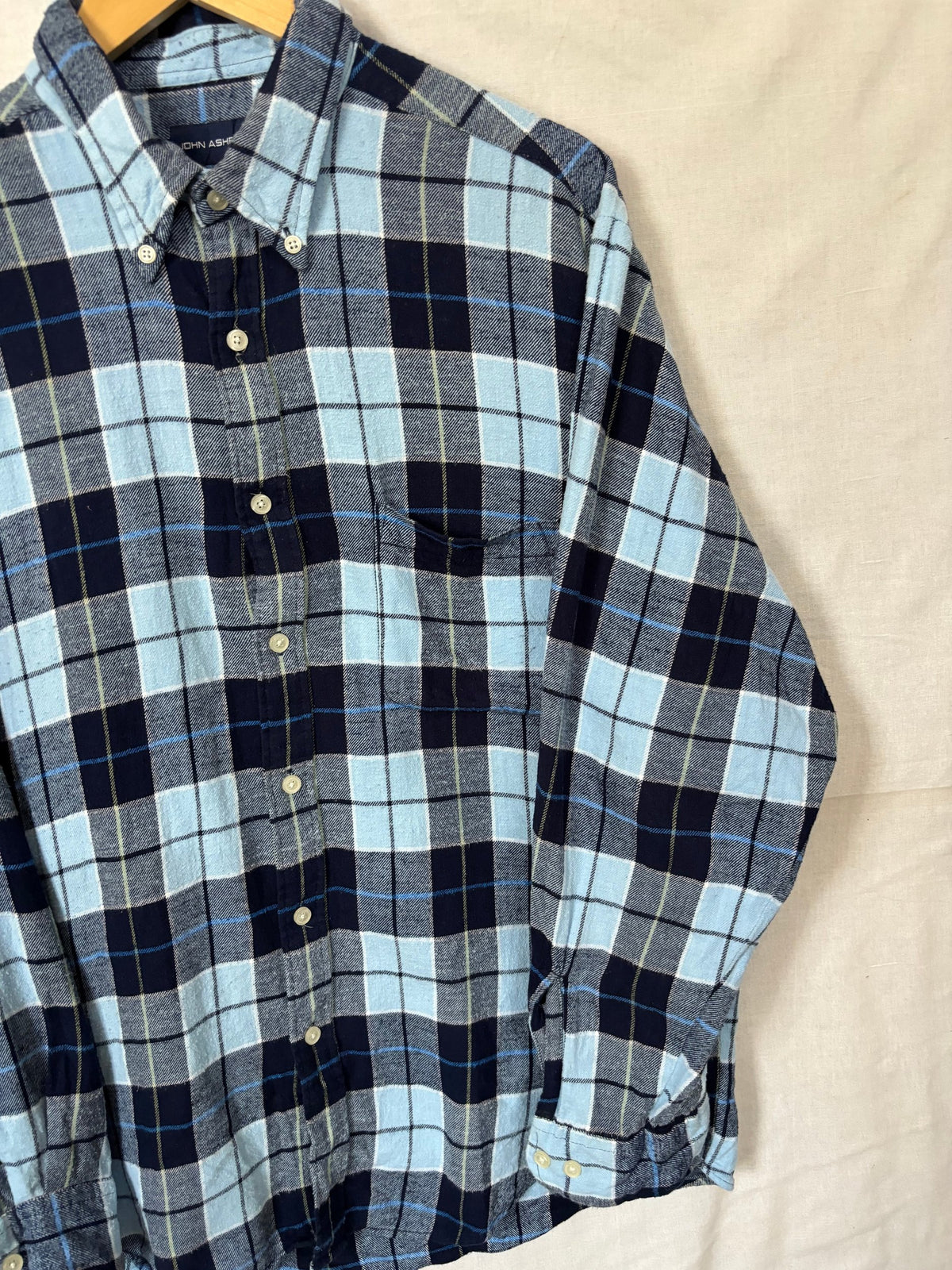 Flannel Shirt Vintage Streetwear John Ashford