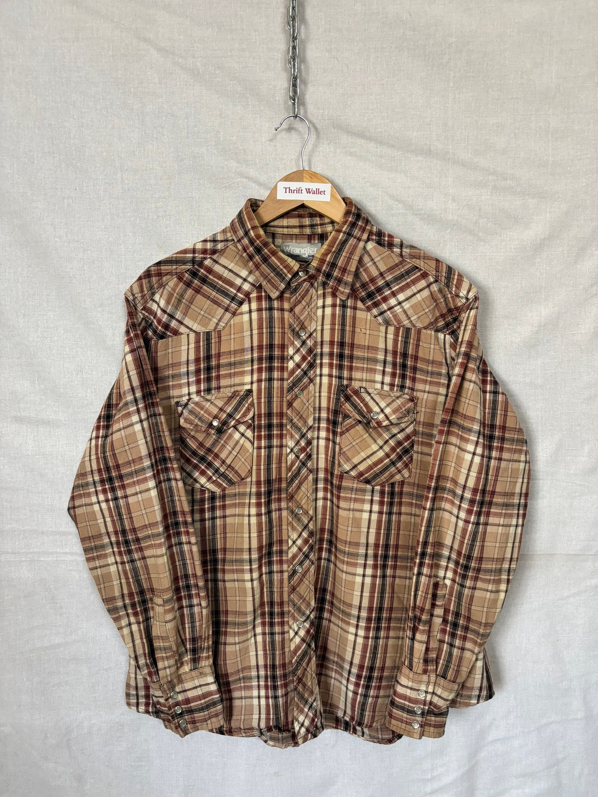 Flannel Shirt Vintage Streetwear Wrangler