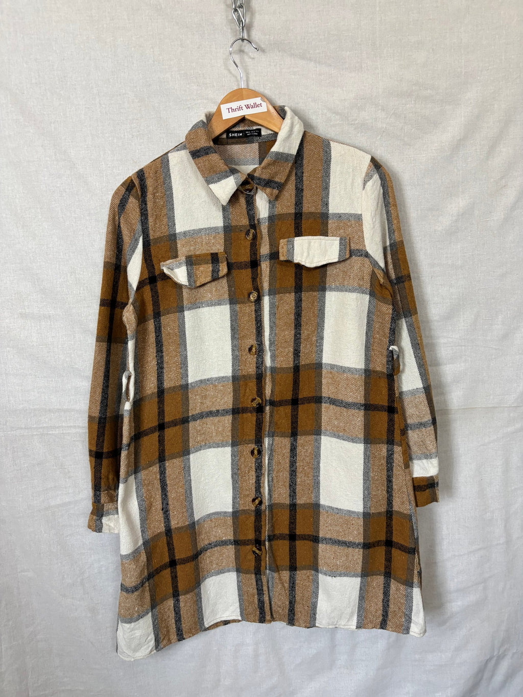 Flannel Shirt Vintage Streetwear Shien
