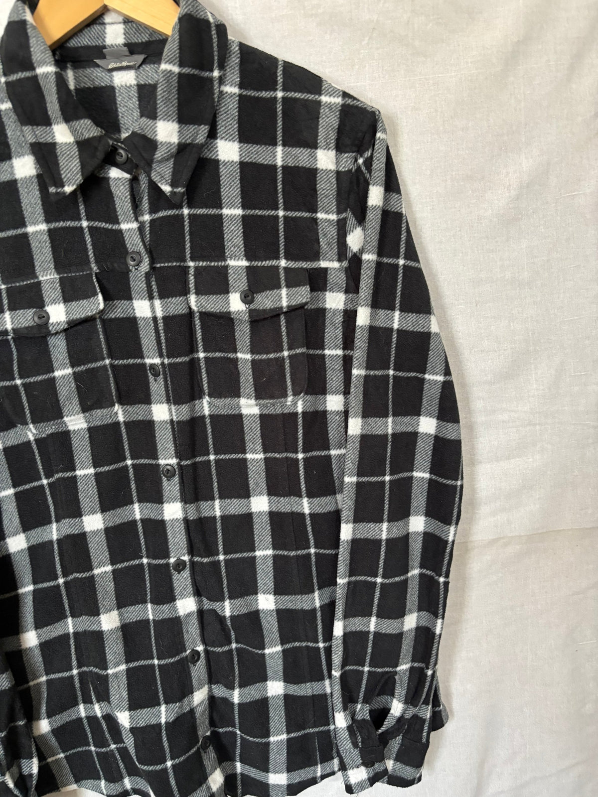 Flannel Shirt Vintage Streetwear Eddie Bauer