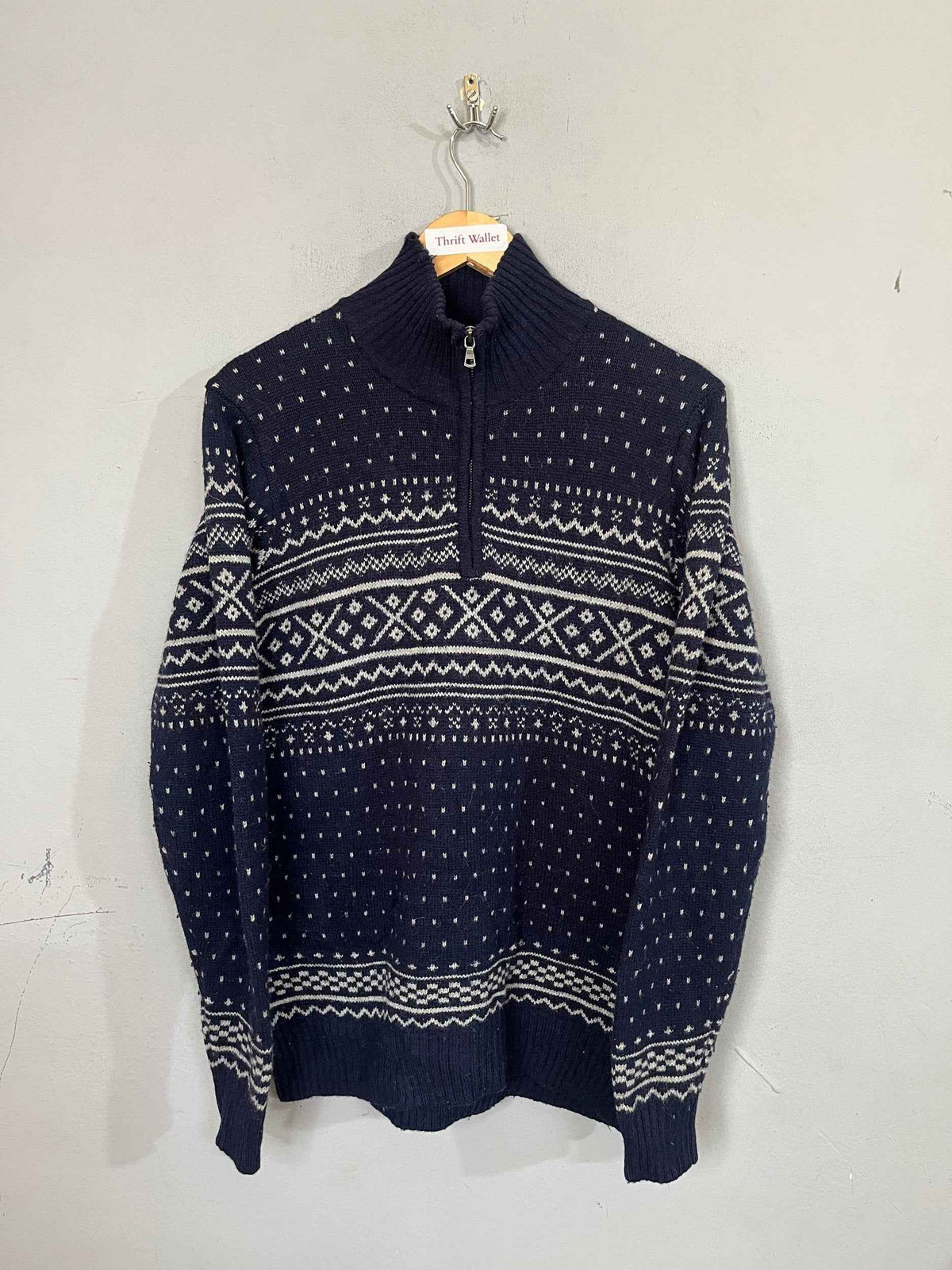 Cardigan Vintage Streetwear - Nordic Fairisle Uniqlo