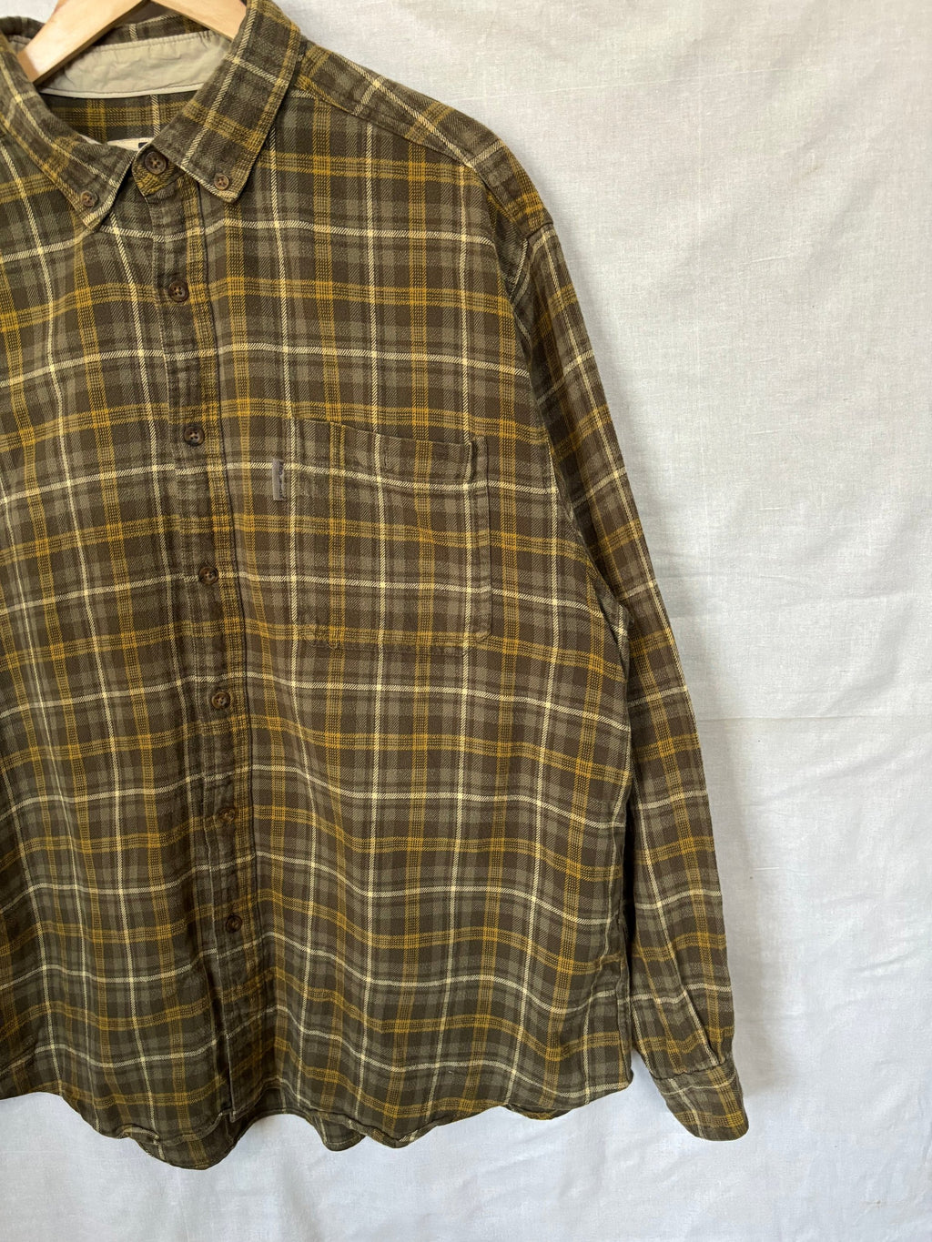 Flannel Shirt Vintage Streetwear Wool rice