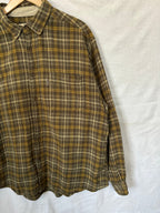 Flannel Shirt Vintage Streetwear Wool rice