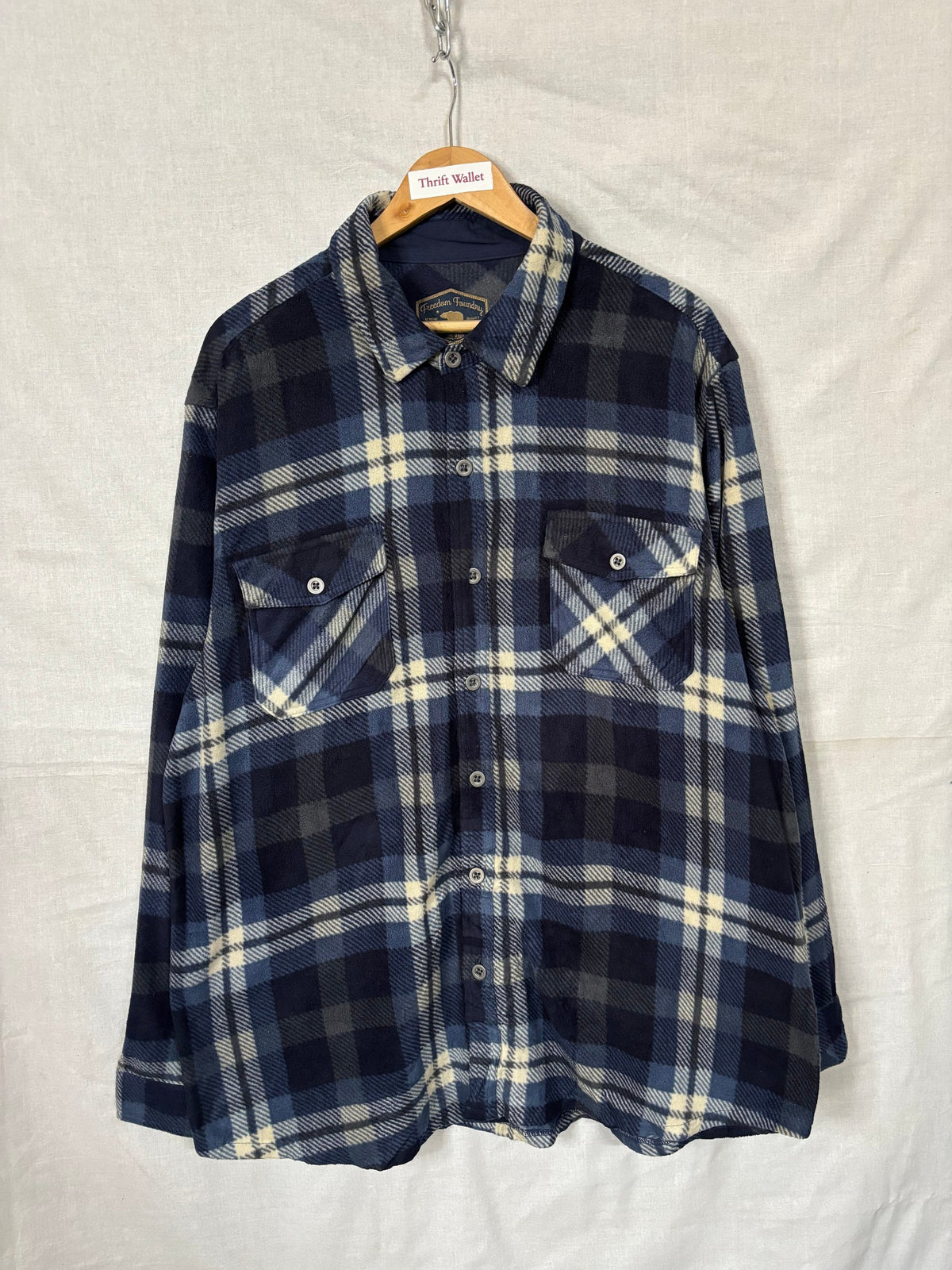 Flannel Shirt Vintage Streetwear Freedom Foundny