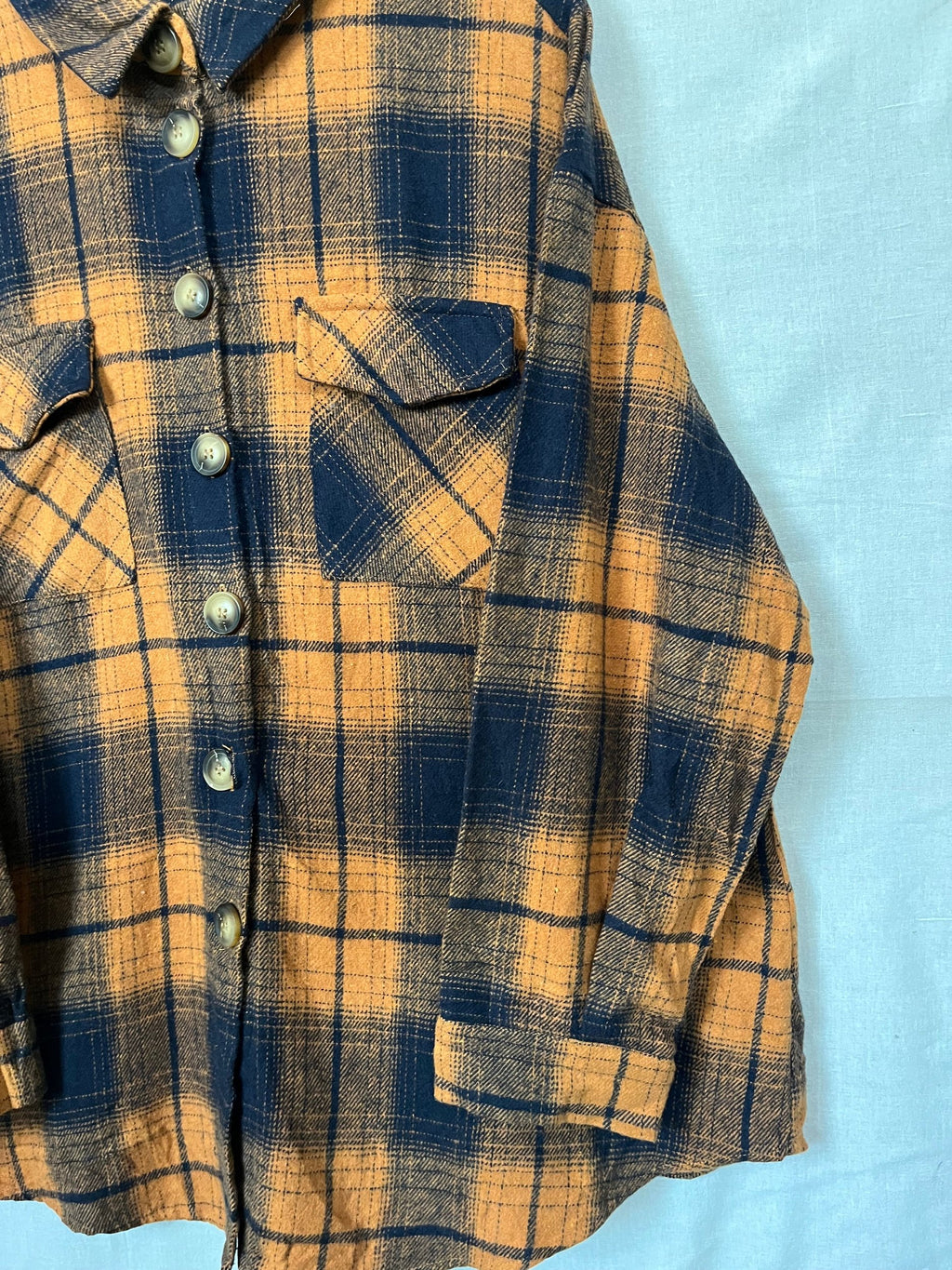 Flannel Shirt Vintage Streetwear F DTCC