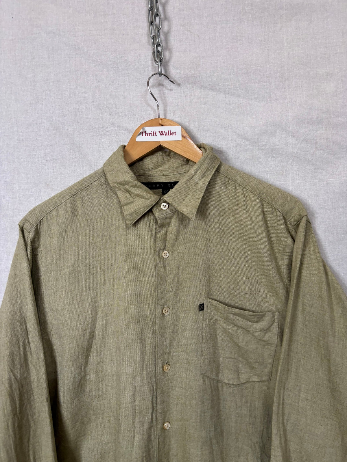 Flannel Shirt Vintage Streetwear Perry Ellis