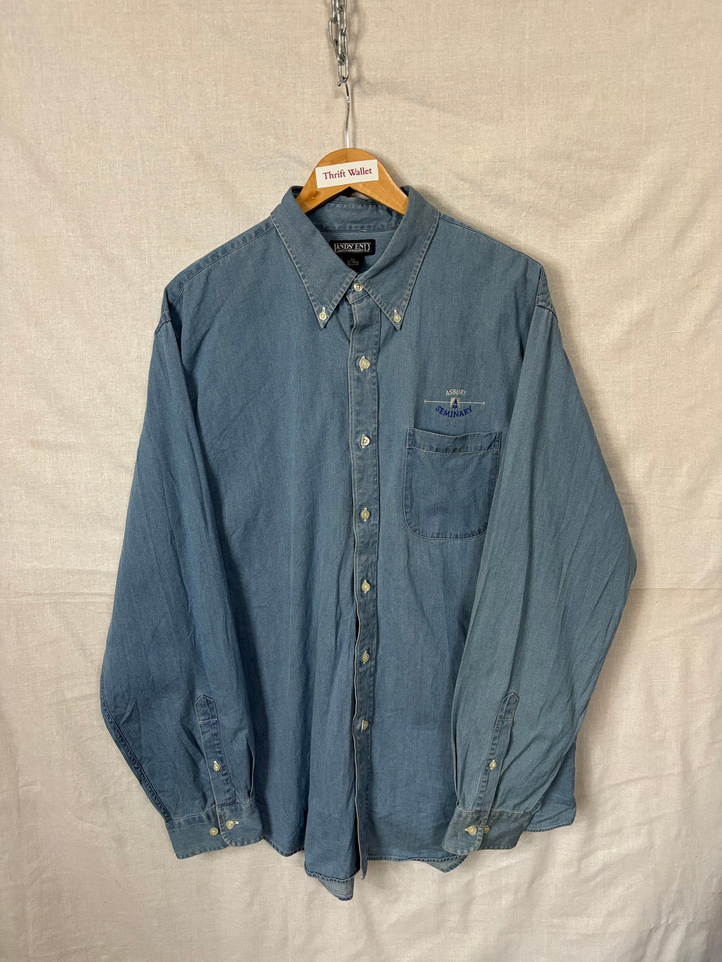 Full Sleeve Shirts Vintage Streetwear Lands End