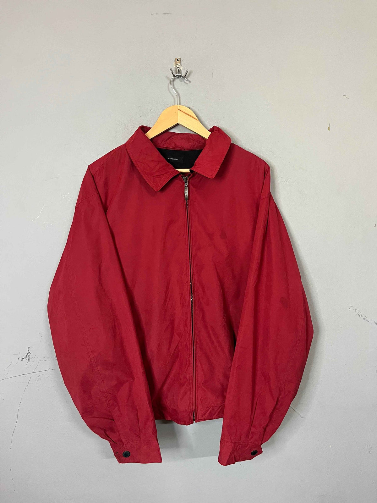 Jacket Vintage Streetwear Oversized Microfiber