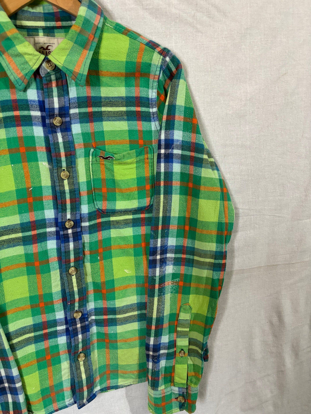 Flannel Shirt Vintage Streetwear Hollister