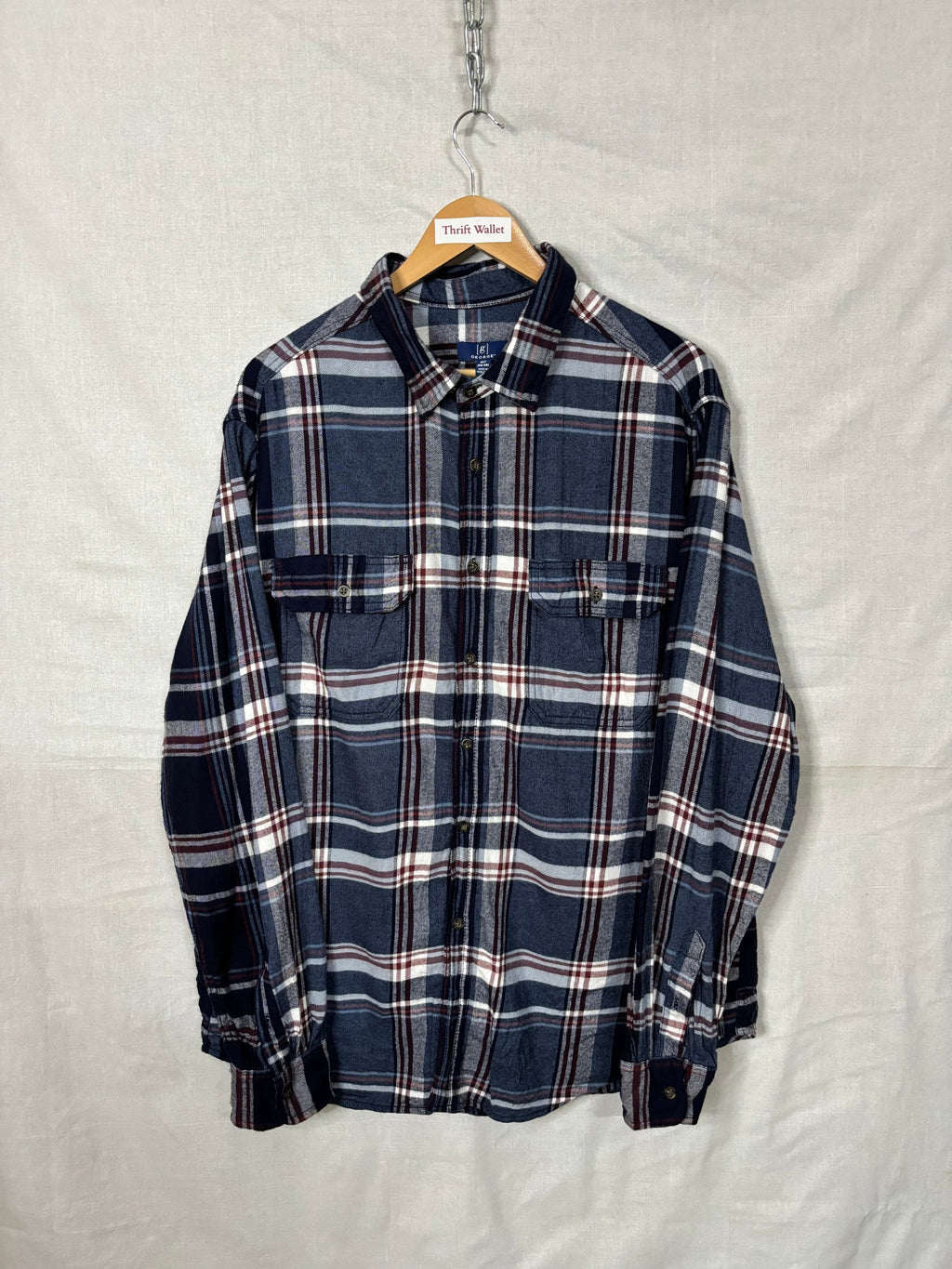 Flannel Shirt Vintage Streetwear George
