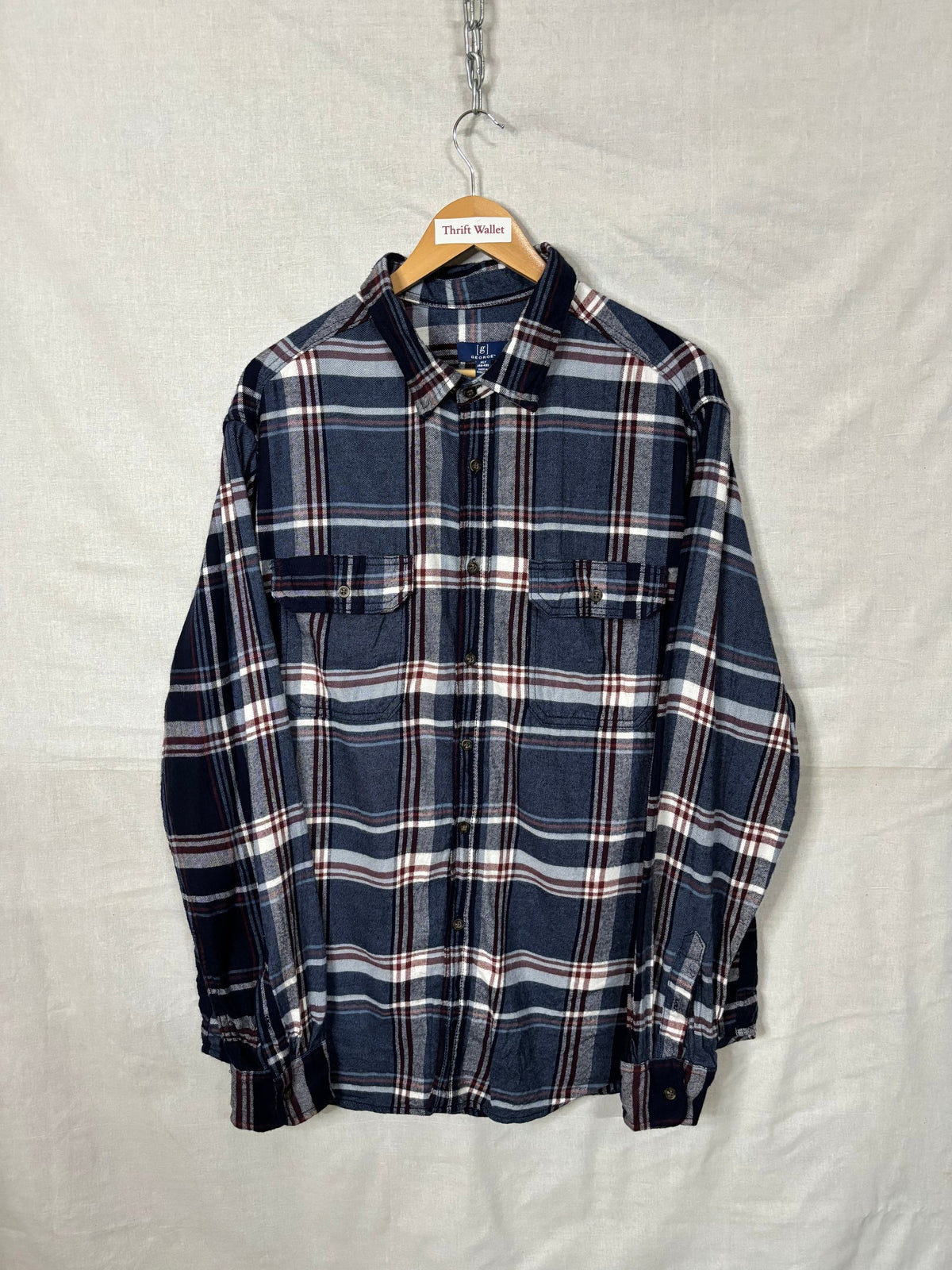 Flannel Shirt Vintage Streetwear George