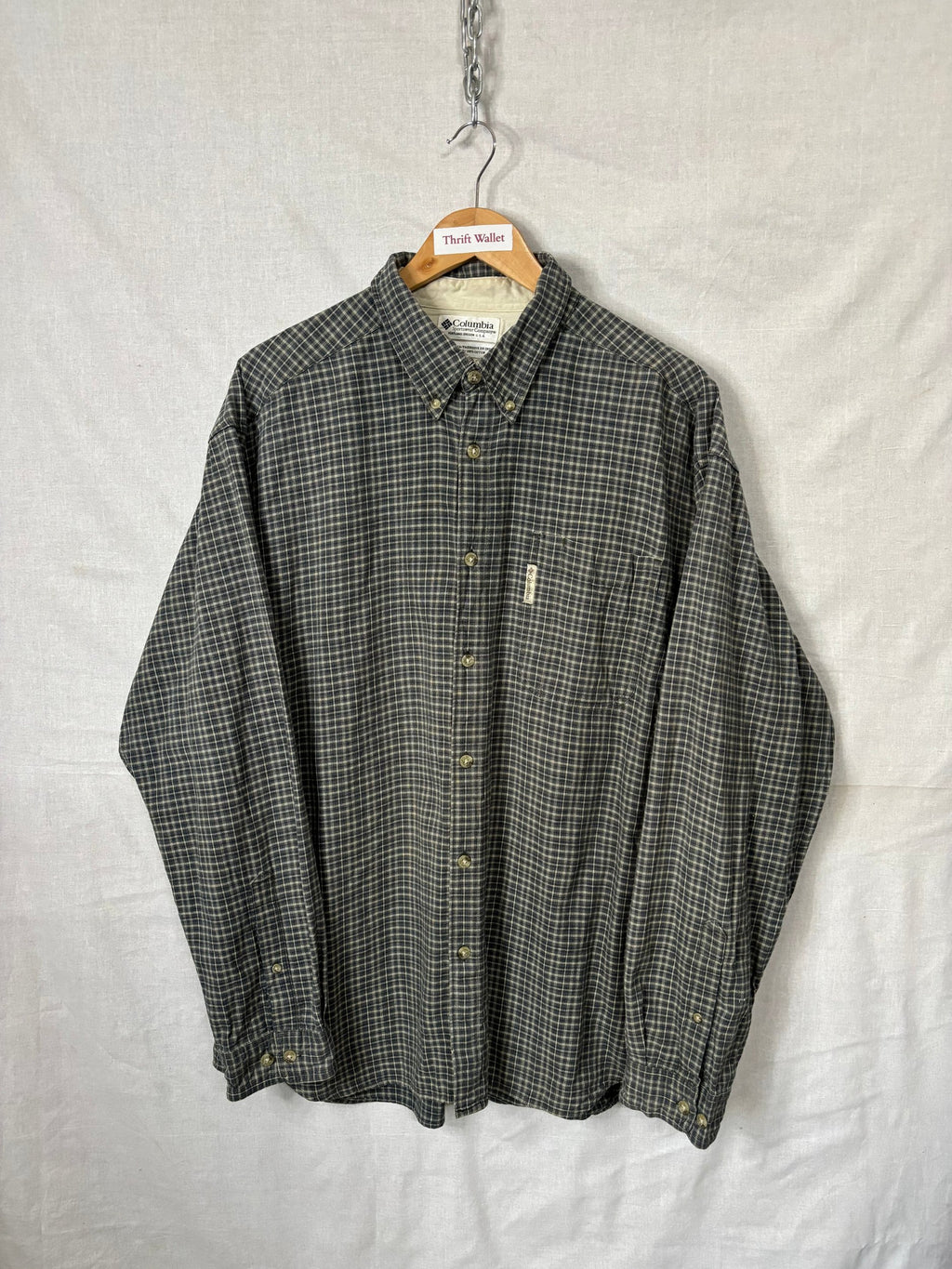 Flannel Shirt Vintage Streetwear Columbia