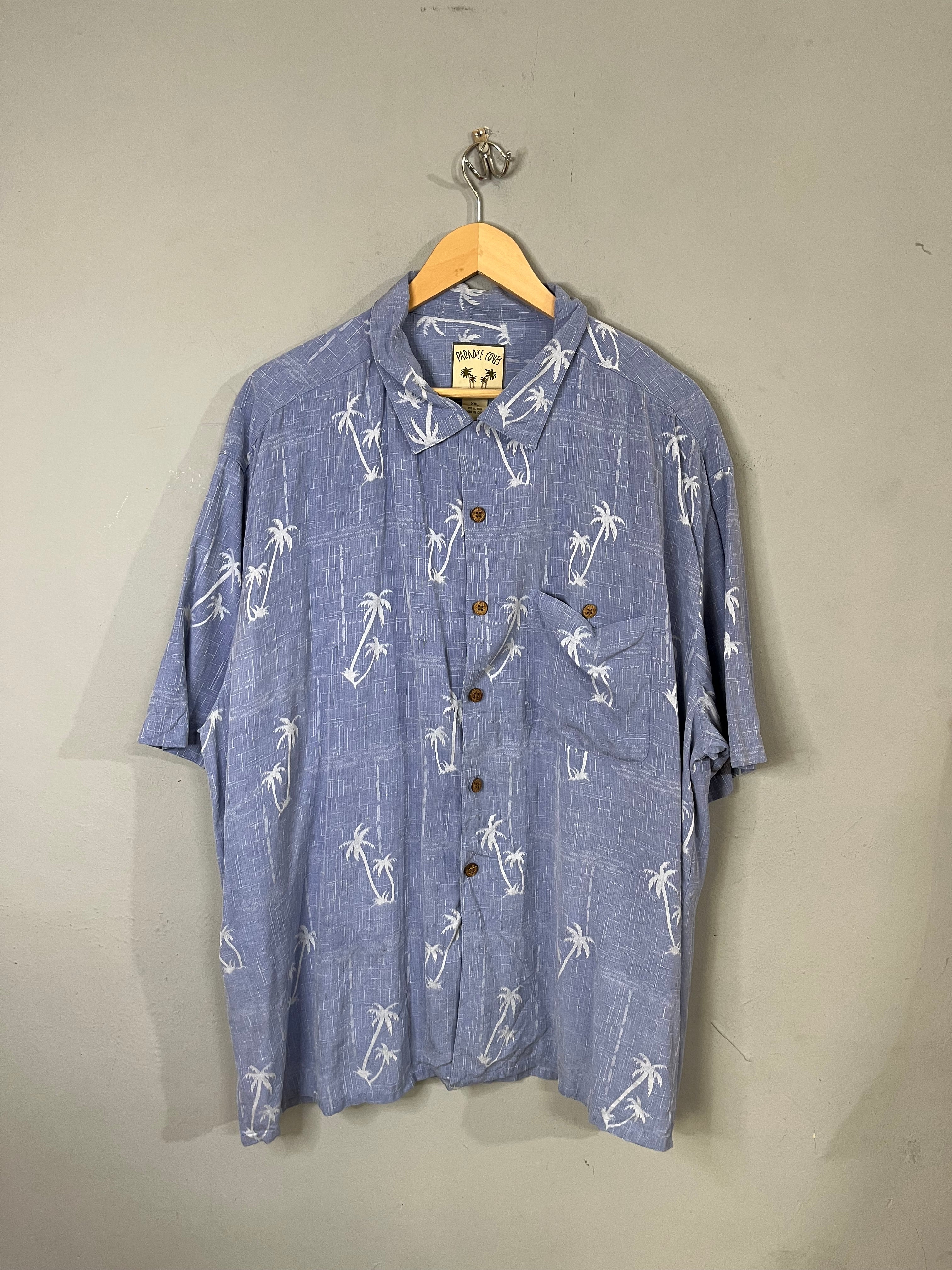 Half Sleeve Shirts Vintage Oversized Paradise Cones