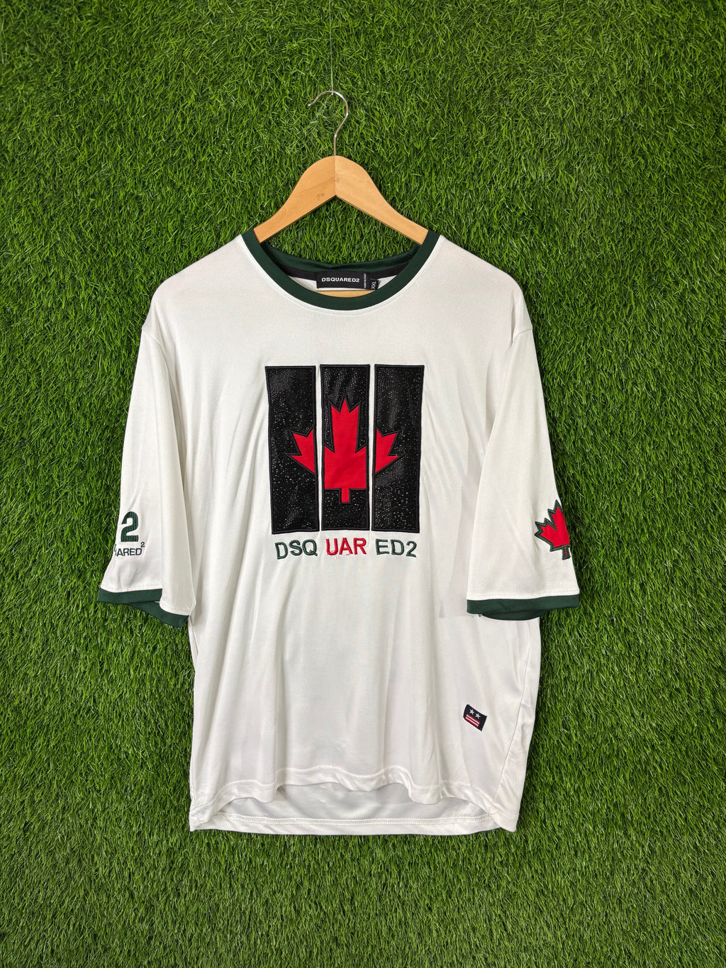 Half Sleeve Jerseys Vintage Streetwear Dsquared 64