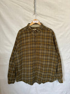 Flannel Shirt Vintage Streetwear Wool rice