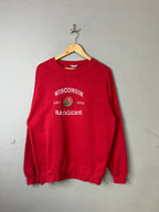 Sweatshirt Vintage Streetwear Oversized Wisconsin Badgers
