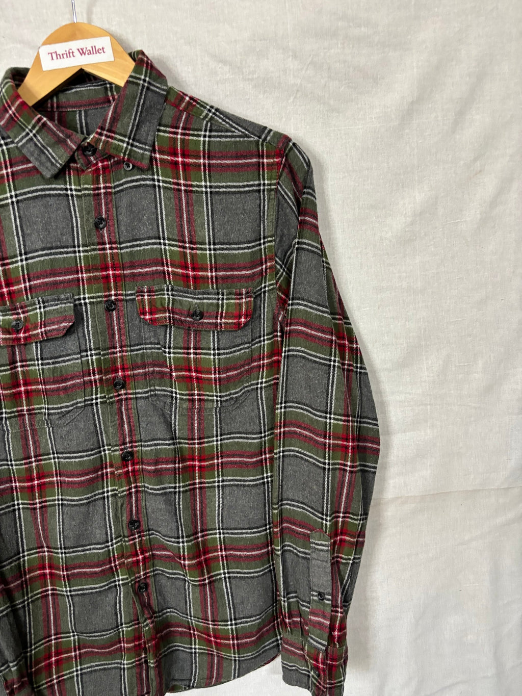 Flannel Shirt Vintage Streetwear George