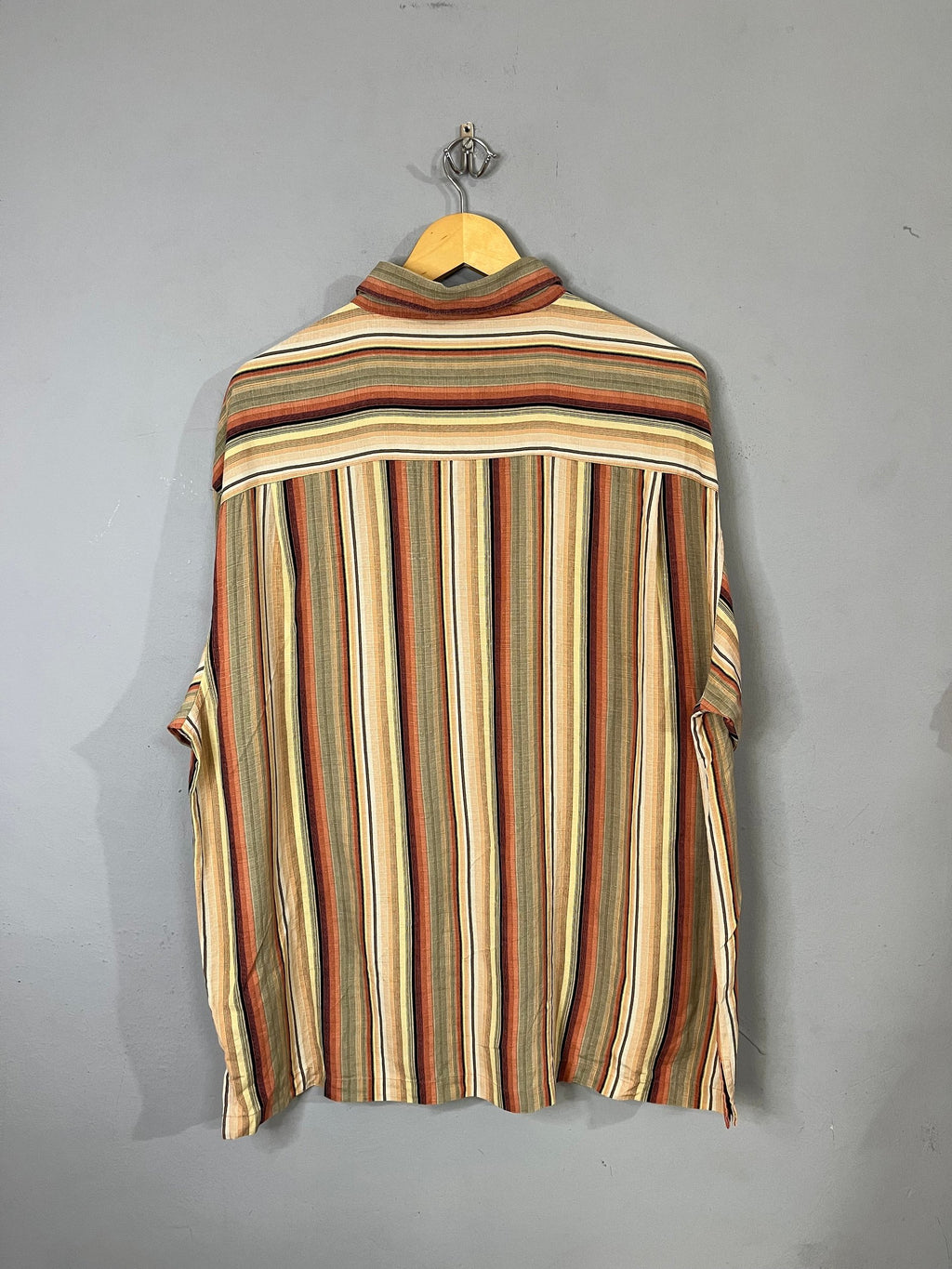Half Sleeve Shirts Vintage Oversized Geoffrey Beene