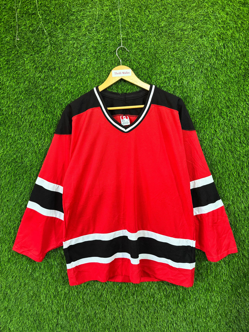 Ice Hockey Jerseys Vintage Retro / Throwback Y2K - Red plain