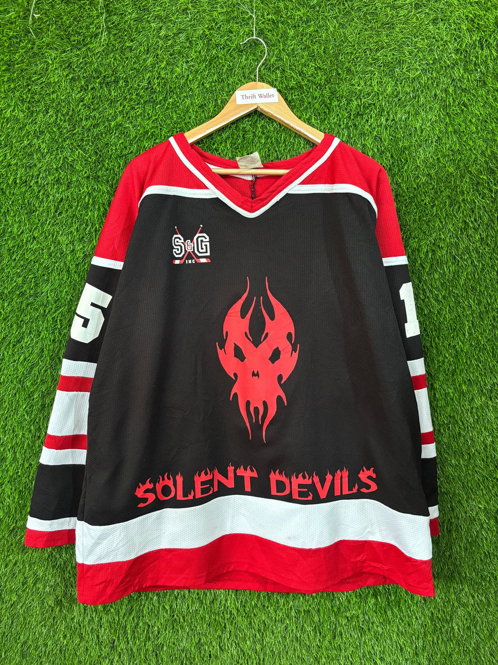 Ice Hockey Jerseys Vintage Streetwear Oversized - Solent Devils