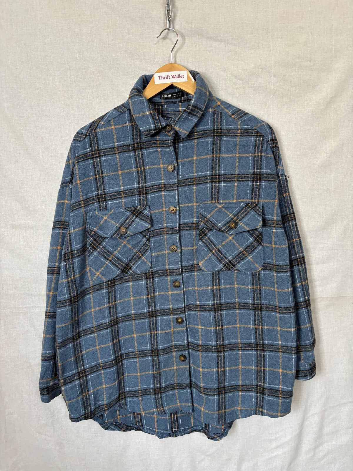 Flannel Shirt Vintage Streetwear Shein