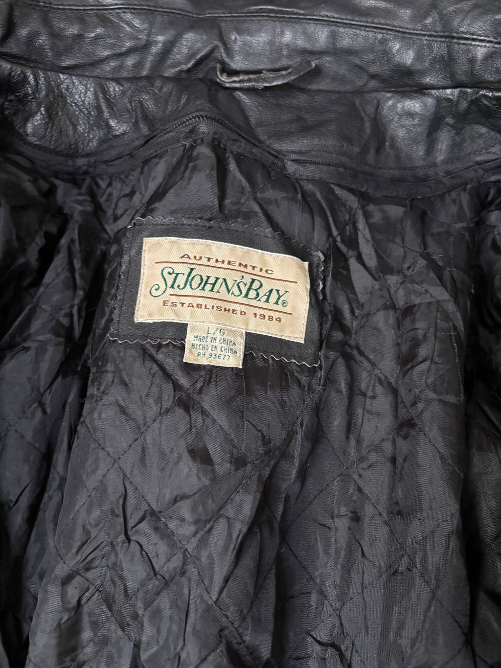 Leather Jackets Vintage Streetwear St John’s Bay