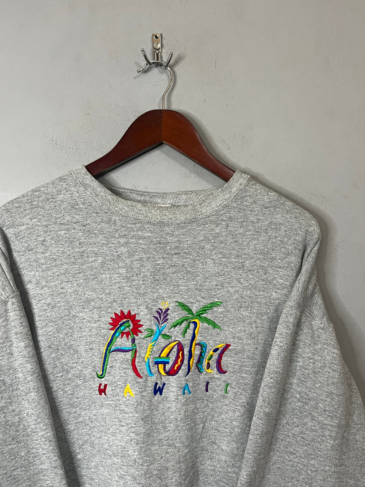 Sweatshirt Vintage Streetwear Oversized Aloha Hawaii