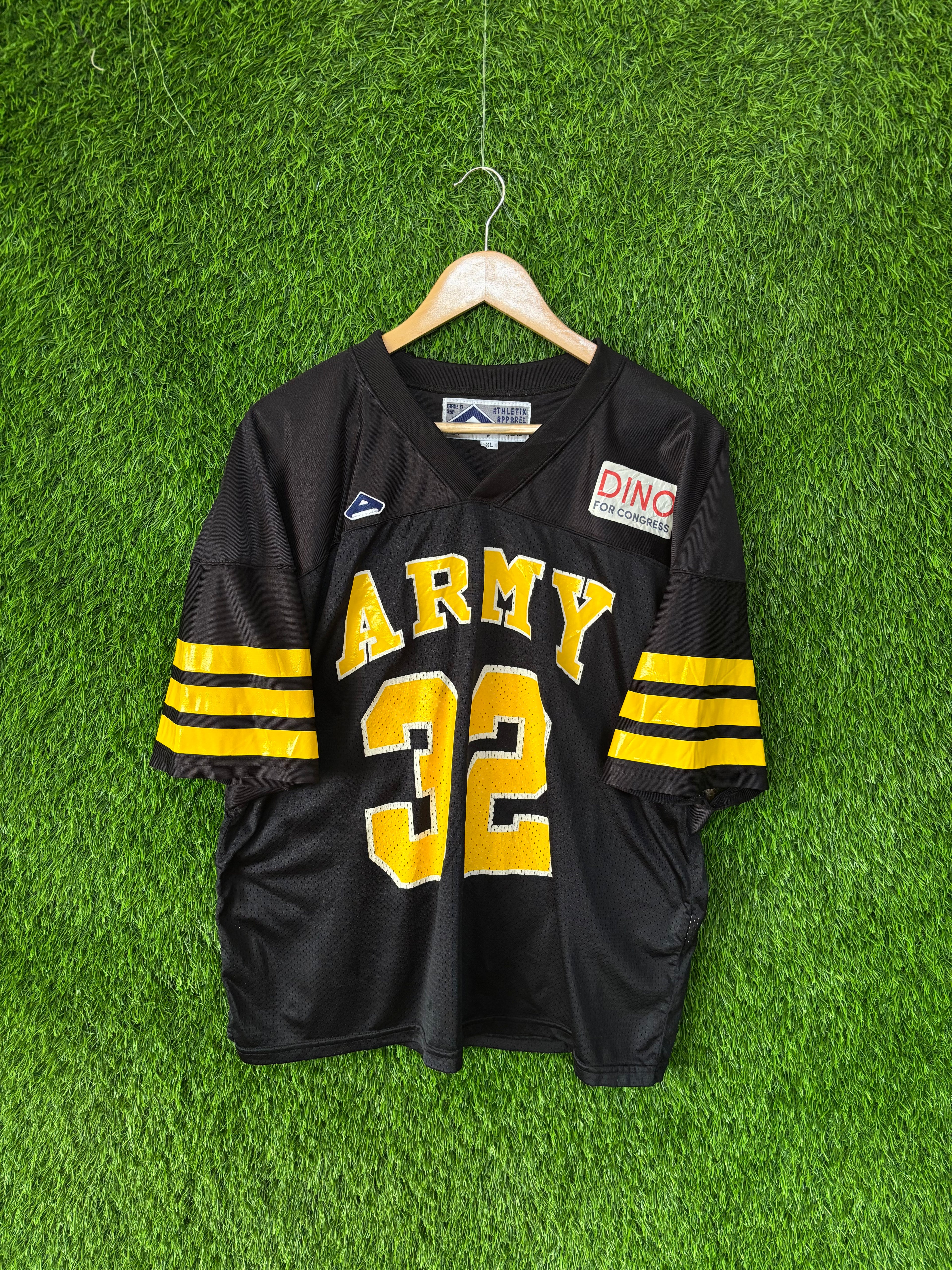 Half Sleeve Jerseys Vintage Streetwear Army 32