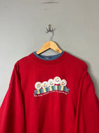 Sweatshirt Vintage Streetwear Oversized It’s Snow Wonder I Love My Grand Kids