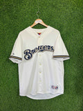 Baseball Jerseys Vintage Streetwear Oversized - Brewers