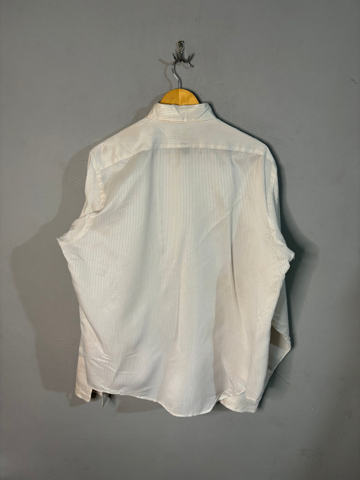 Full Sleeve Shirts Vintage Streetwear Arrow collar men