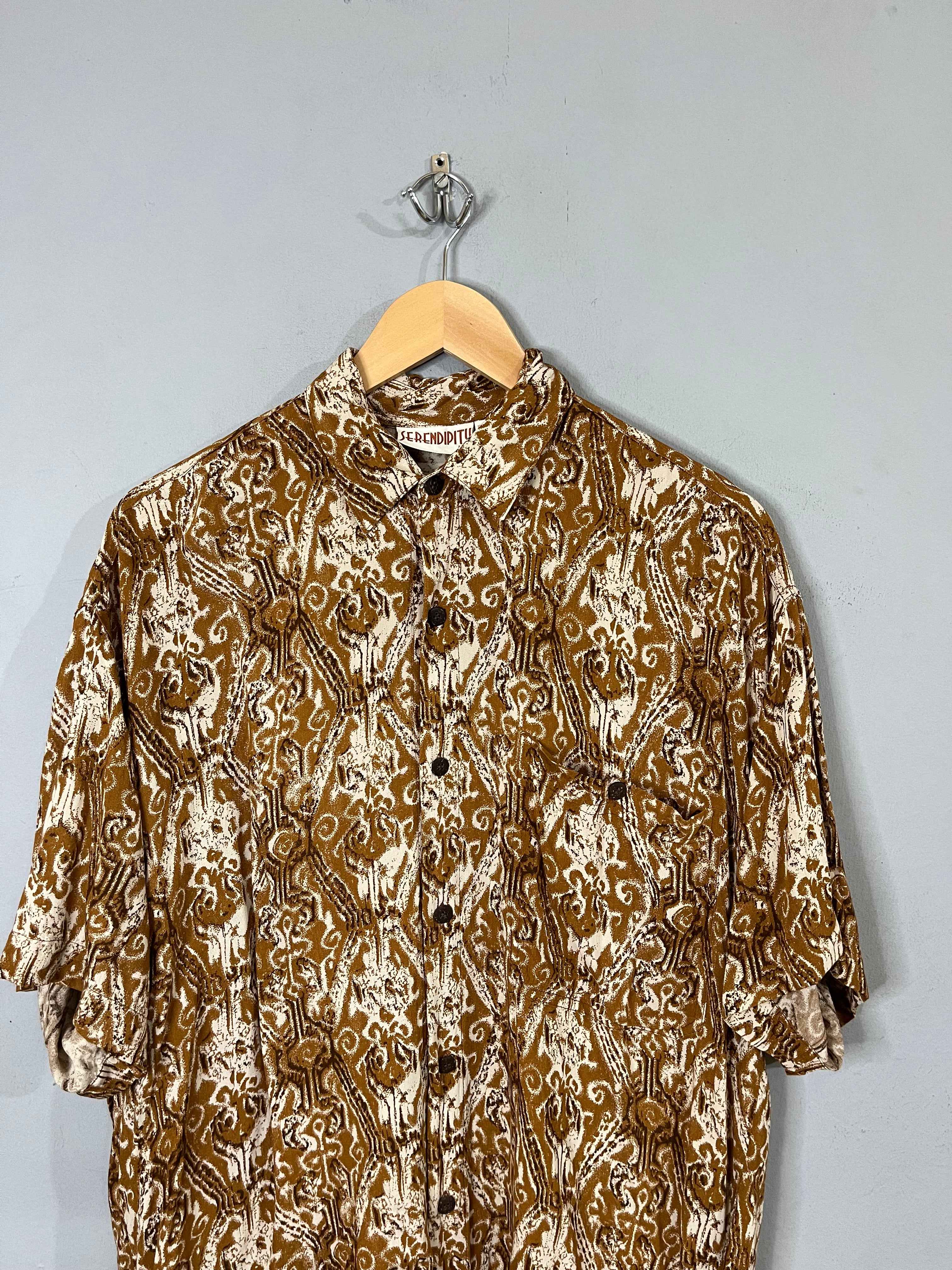 Half Sleeve Shirts Vintage Oversized Serendipity