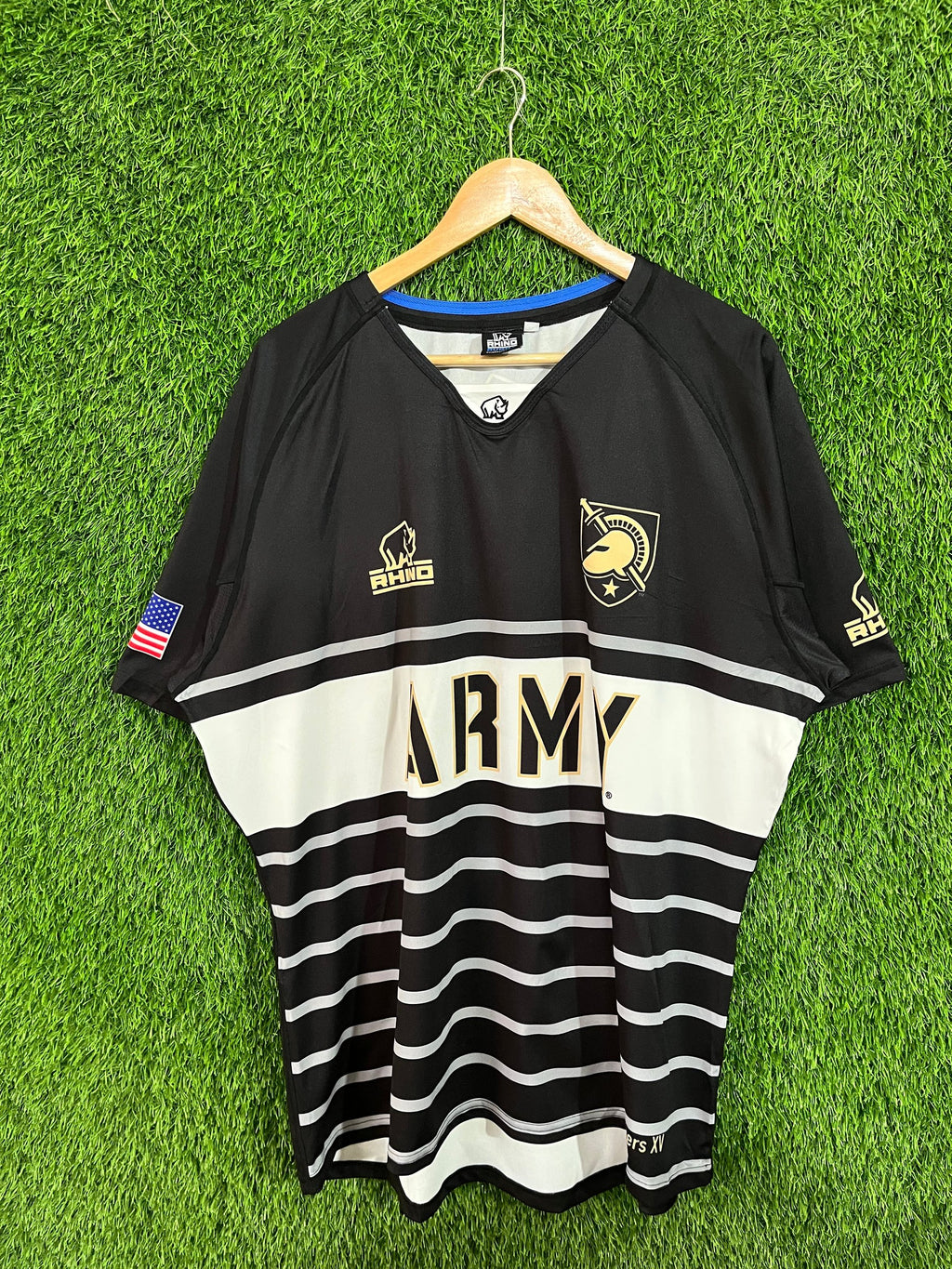 Half Sleeve Jerseys Vintage Streetwear Army